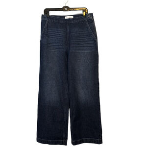 KanCan KC8723D Wide Leg Denim Trousers W 11/29 High Rise Cotton 30.5 Inseam